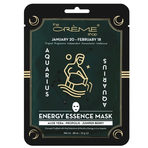 🥰 3/$10 the Crème shop Aquarius Energy Essence Mask - Picture 1 of 4